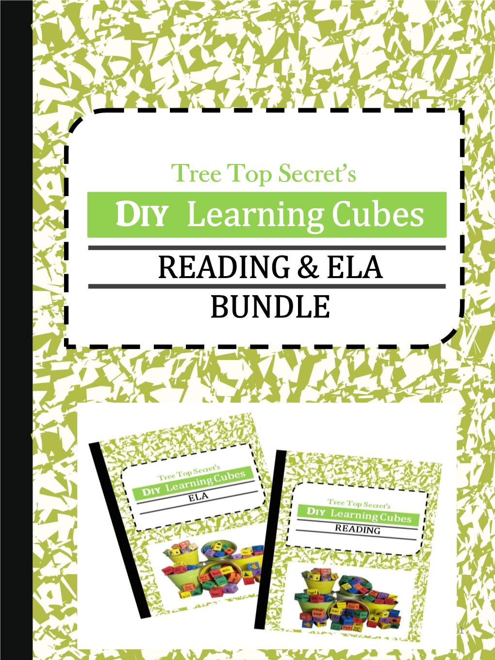 Diy Learning Cubes READING & ELA BUNDLE