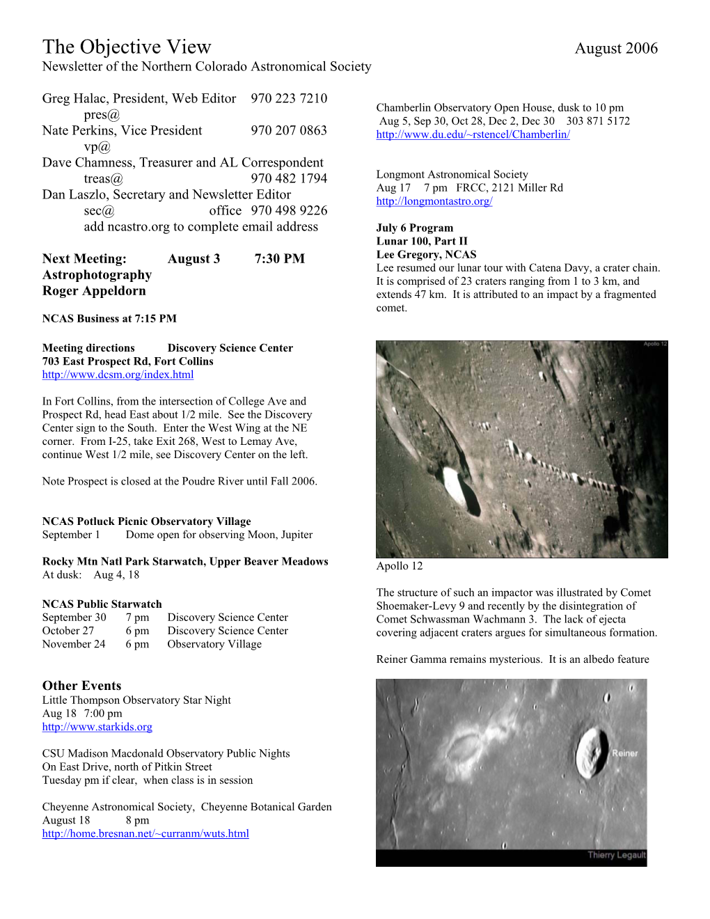 Lee Gregory, NCAS Lee Resumed Our Lunar Tour with Catena Davy, a Crater Chain