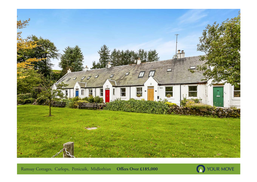 Ramsay Cottages, Carlops, Penicuik, Midlothian Offers Over £185,000