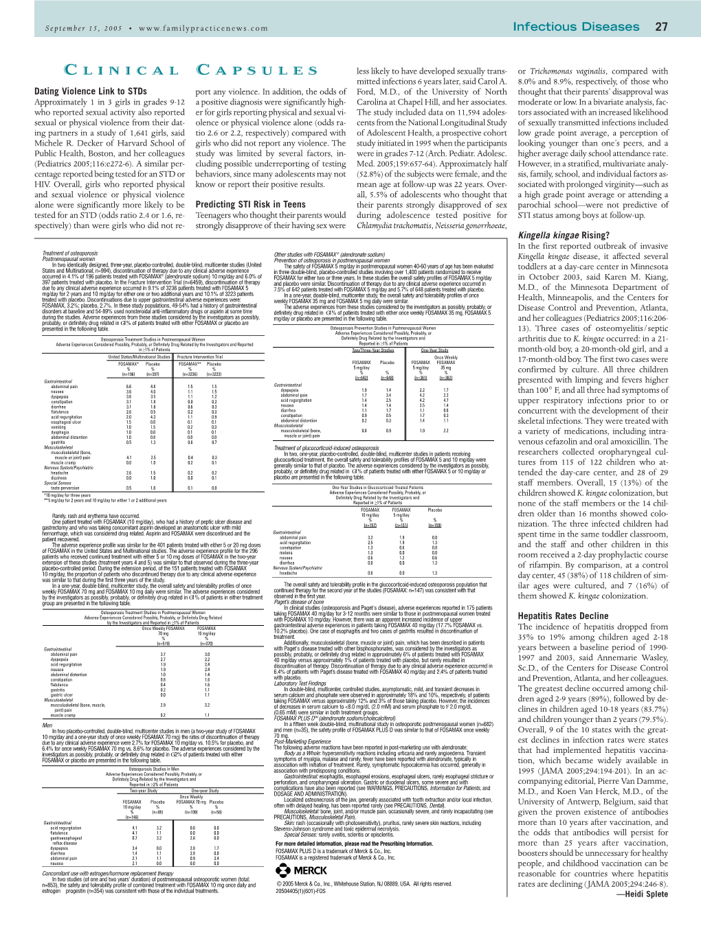 Infectious Diseases 27 C L I N I C a L C a P S U L