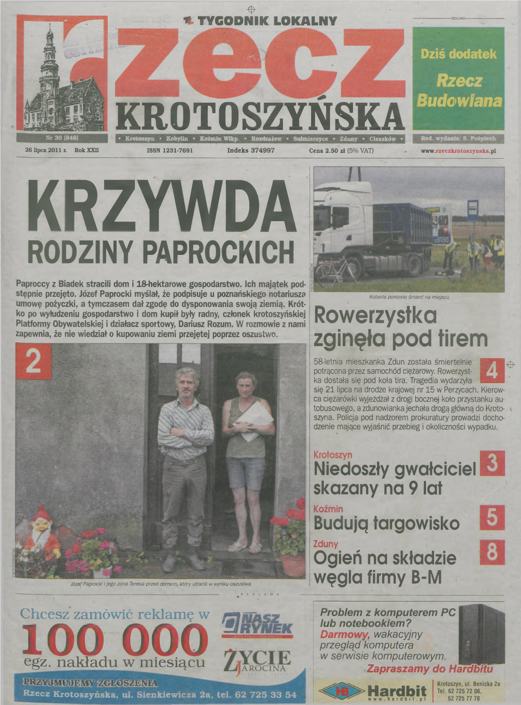 KROTOSZYŃSKA Budowlana Nr 30 (848) 1 • Krotoszyn • Kobylin • Koźmin Wlkp