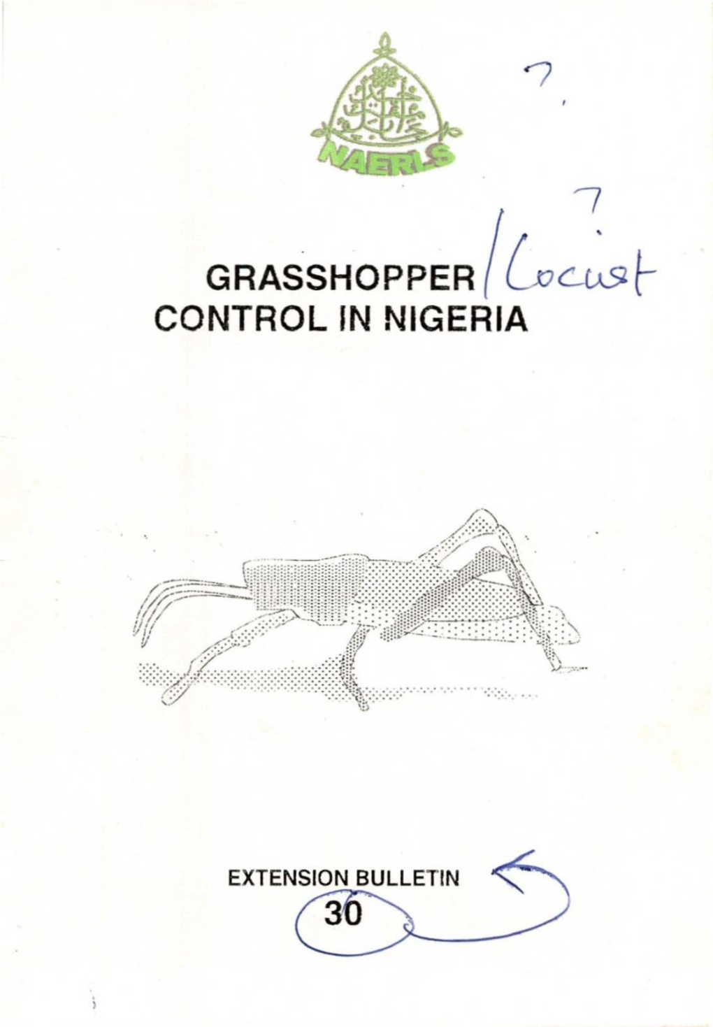 GRASSHOPPER ~~~R CONTROL in NIGERIA
