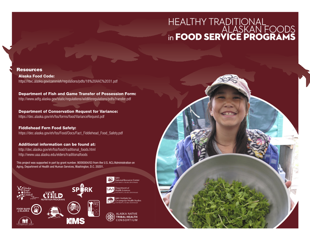 Healthy Traditional Alaskan Foods in Food Service Programs