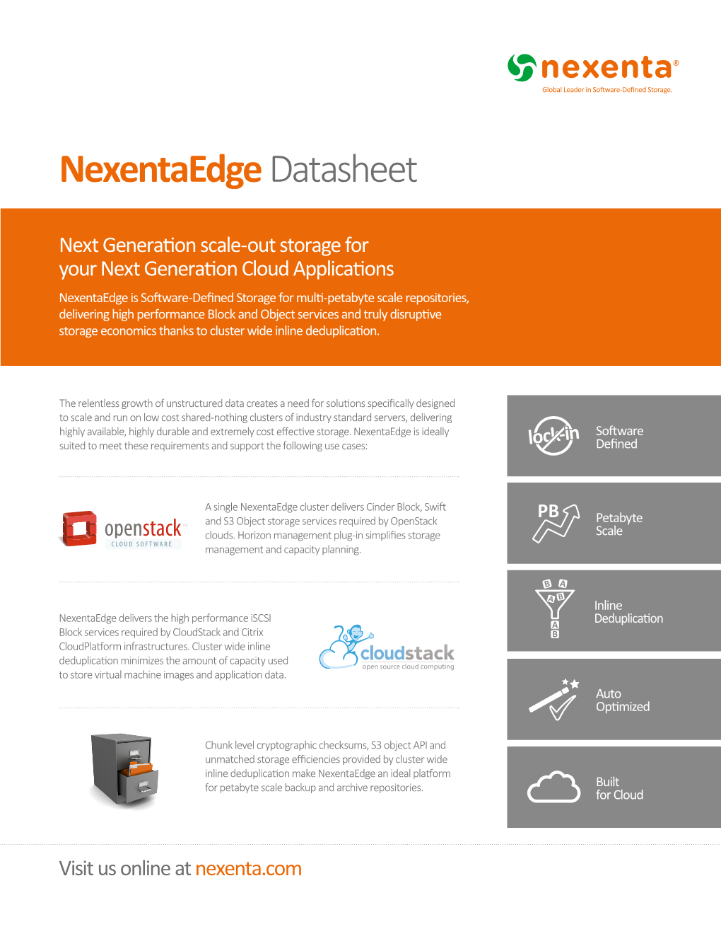 Nexentaedge Datasheet