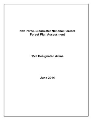 Nez Perce–Clearwater National Forests Forest Plan Assessment