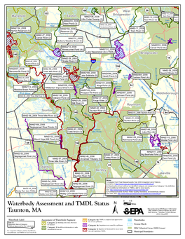 Taunton, MA Waterbody Assessment, 305(B)/303(D)