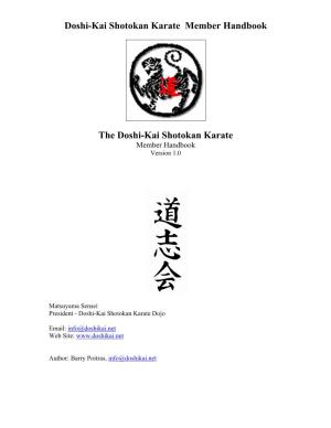 Doshi Kai Handbook