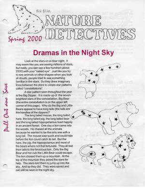 Dramas in the Night Sky