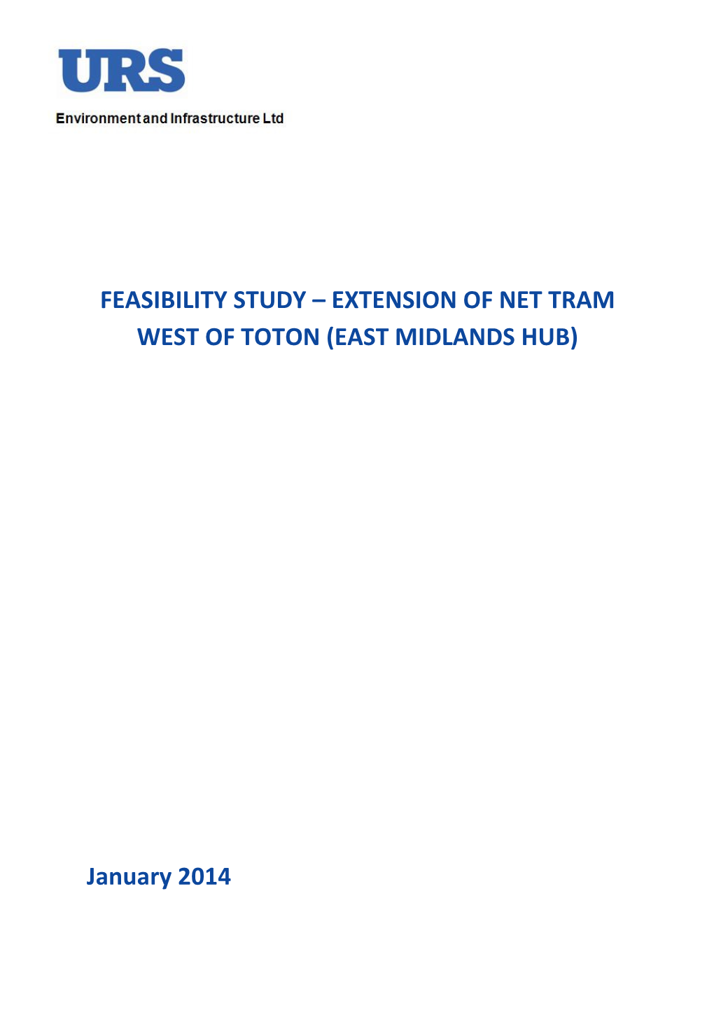 Appendix M Extension of Tram West of Toton R1