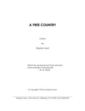 A Free Country