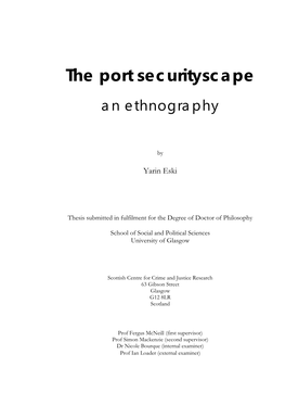 The Port Securityscape an Ethnography