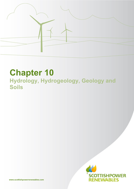 Chapter 10 Hydrology, Hydrogeology, Geology and Soils