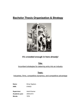 Bachelor Thesis Organization & Strategy