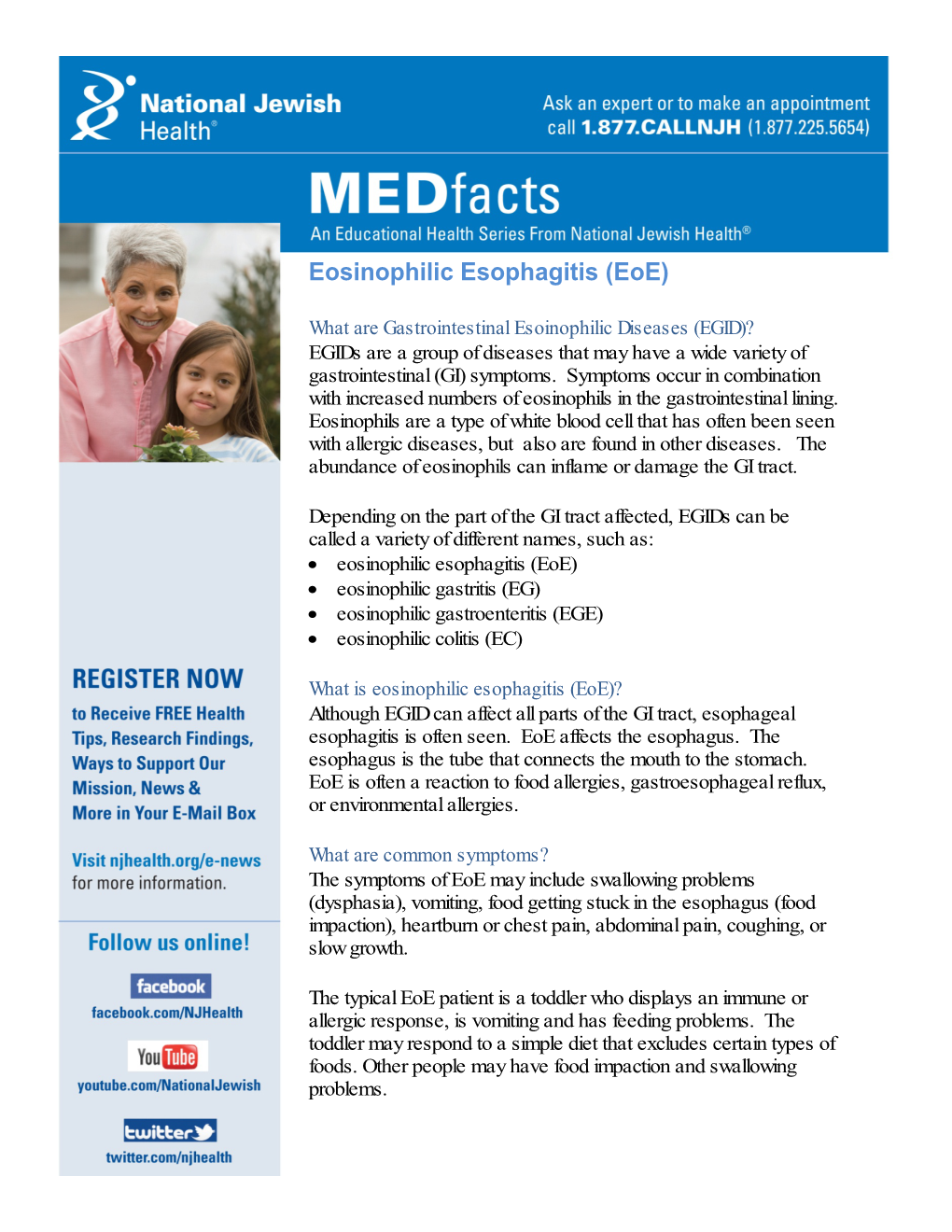 Eosinophilic Esophagitis (Eoe)