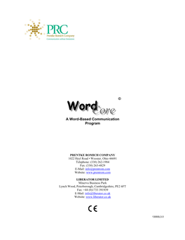 A Word-Based Communication Program