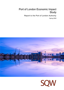 Economic Impact of the Port of London