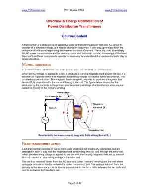 Transformers Are Used Extensively for AC Power Transmissions