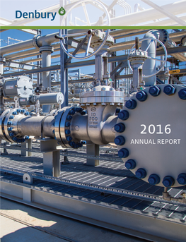 Denbury Resources 2016 Annual Reports