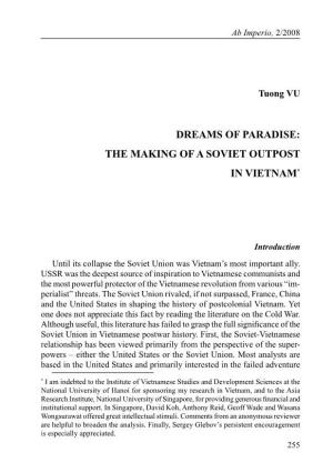 Dreams of Paradise: the Making of a Soviet Outpost in Vietnam*