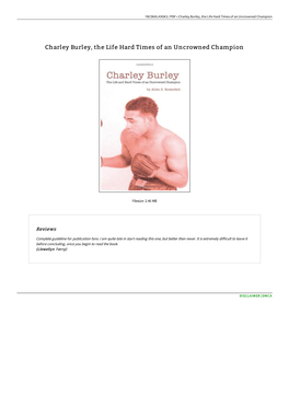Download PDF // Charley Burley, the Life Hard Times of An
