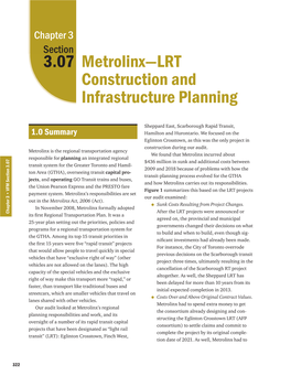 3.07 Metrolinx—LRT Construction and Infrastructure Planning