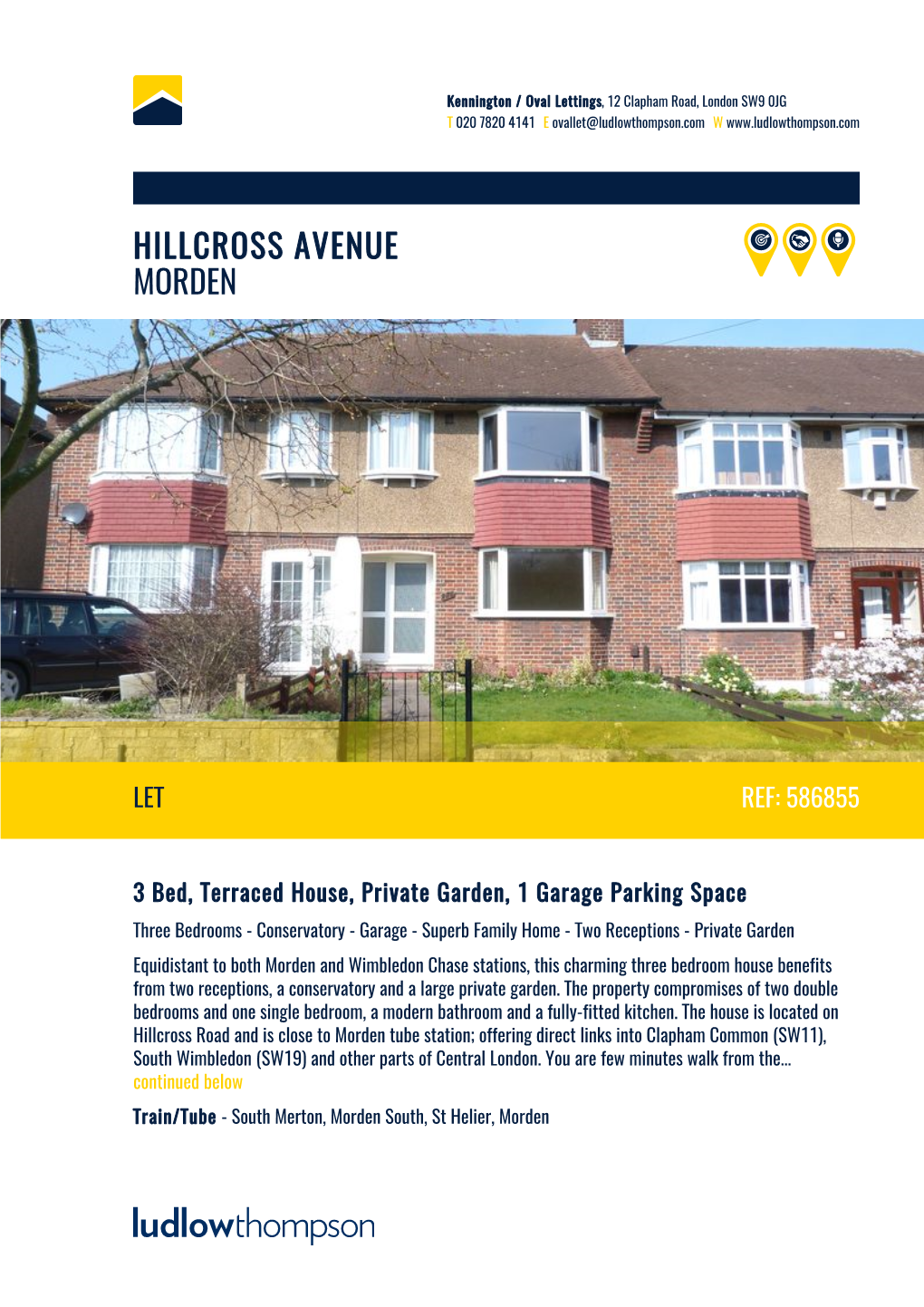 Hillcross Avenue Morden