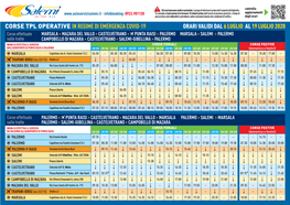 Orari Validi Dal 6 Luglio Al19 Luglio 2020 Corse Tpl