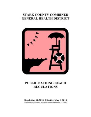 Public Bathing Beach Regulations