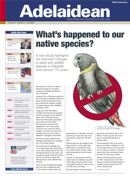 What's Happened to Our Native Species?