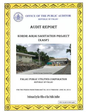 Koror-Airai Sanitation Project (Kasp)