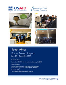 MCSP South Africa End of Project Report Iii