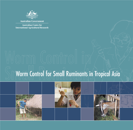 Worm Control for Small Ruminants in Tropical Asia