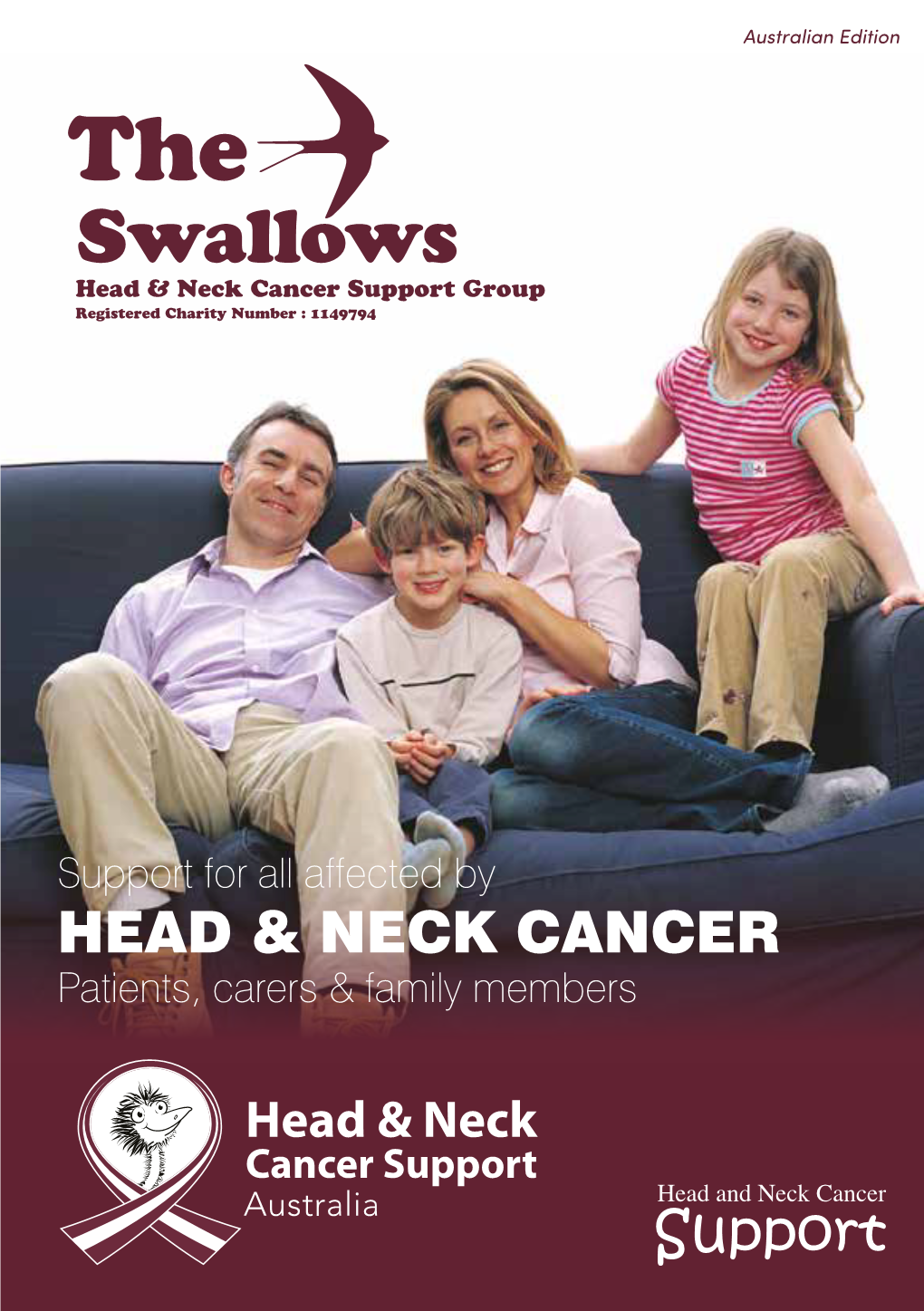 Swallows Head & Neck Cancer Support Group Registered Charity Number : 1149794