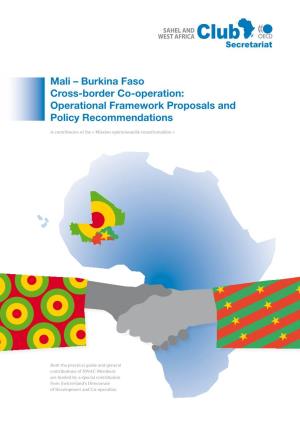 Mali – Burkina Faso Cross-Border Co-Operation