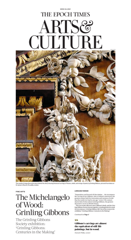 Grinling Gibbons, Pictured from Below at St James’S Church, Piccadilly, London