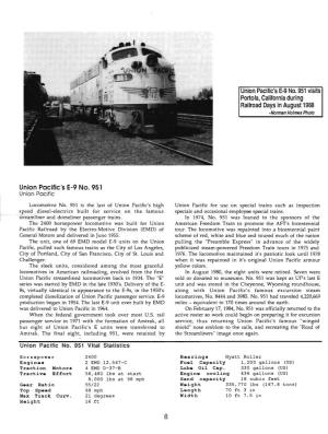 Union Pacific's E-9 No. 951 Union Pacific's E·9 No. 951 Vishs Portola