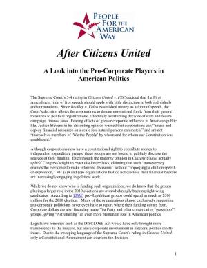 After Citizens United