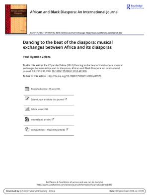 Dancing to the Beat of the Diaspora: Musical Exchanges Between Africa and Its Diasporas