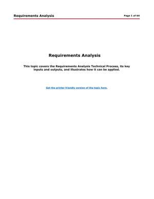DAU Requirements Analysis