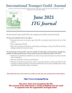 June 2021 ITG Journal