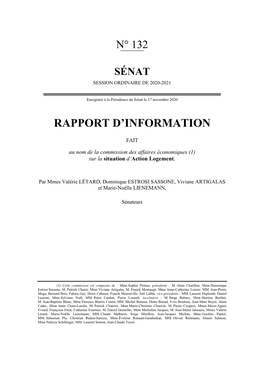 Rapport D'information