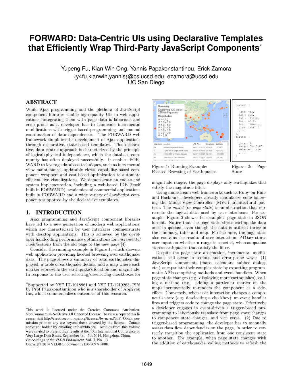 Data-Centric Uis Using Declarative Templates That Efficiently Wrap Third-Party Javascript Components