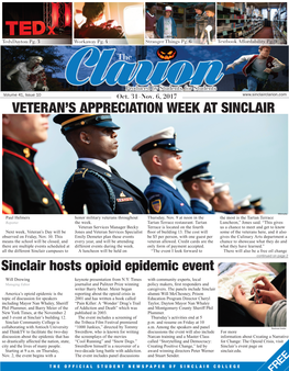 VETERAN's APPRECIATION WEEK at SINCLAIR Sinclair Hosts Opioid Epidemic Event