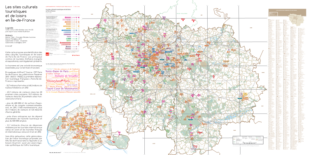 Les Sites Culturels Touristiques Et De Loisirs En Île-De-France