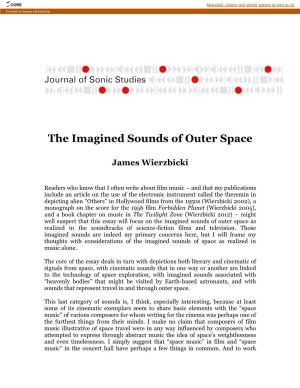 'The Imagined Sounds of Outer Space' (Wierzbicki)