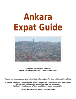 Ankara Expat Guide
