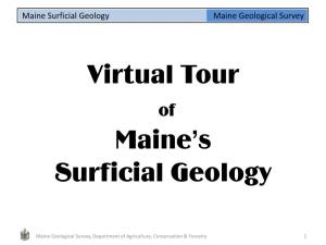 Virtual Tour of Maine's Surficial Geology