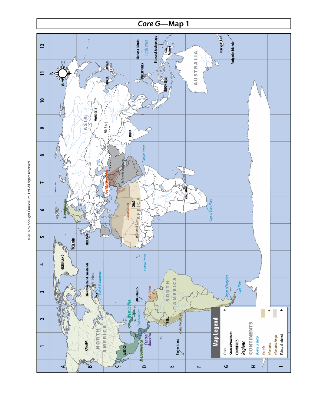 Core G—Map 1