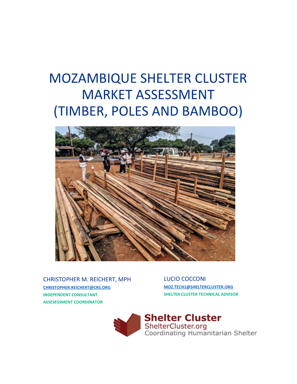 Mozambique Shelter Cluster Market Assessment (Timber, Poles and Bamboo)