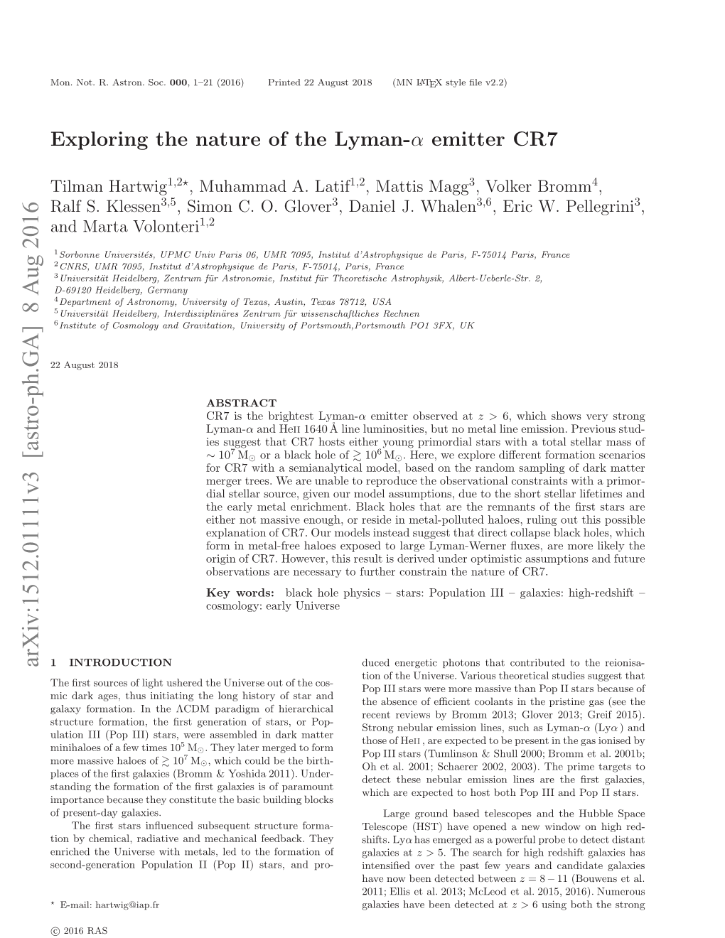 Exploring the Nature of the Lyman-Α Emitter
